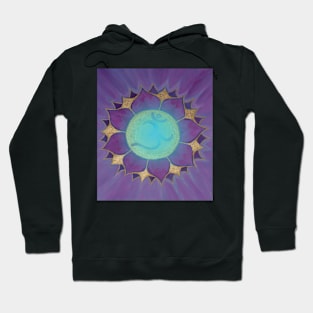 Vishuda, crown chakra Hoodie